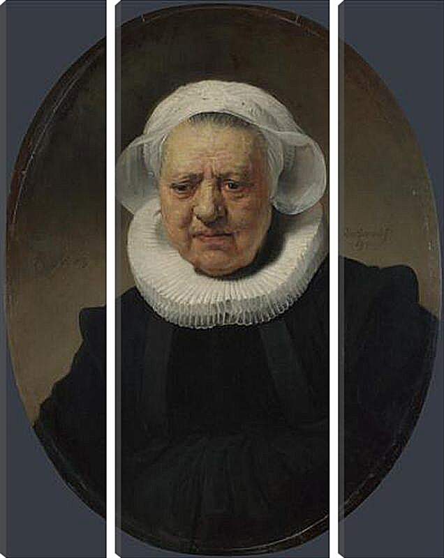 Модульная картина - Portrait of Aechje Claesdr. Рембрандт