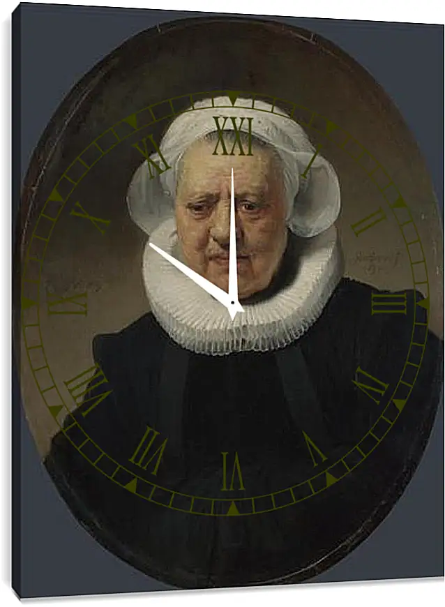 Часы картина - Portrait of Aechje Claesdr. Рембрандт