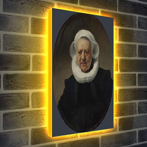 Лайтбокс световая панель - Portrait of Aechje Claesdr. Рембрандт