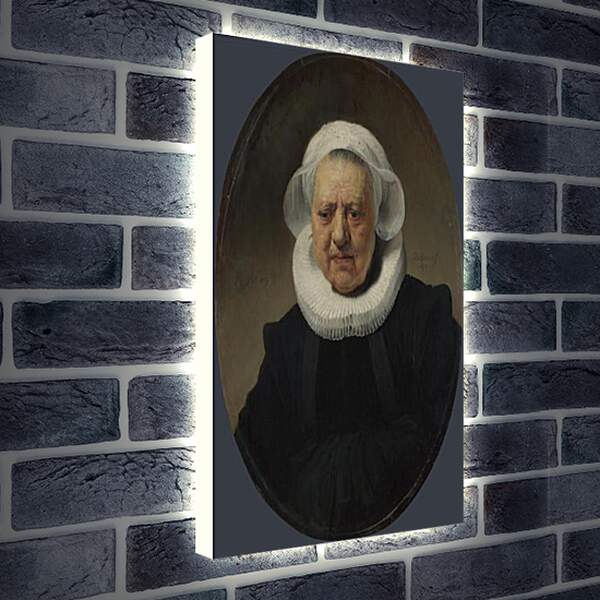 Лайтбокс световая панель - Portrait of Aechje Claesdr. Рембрандт