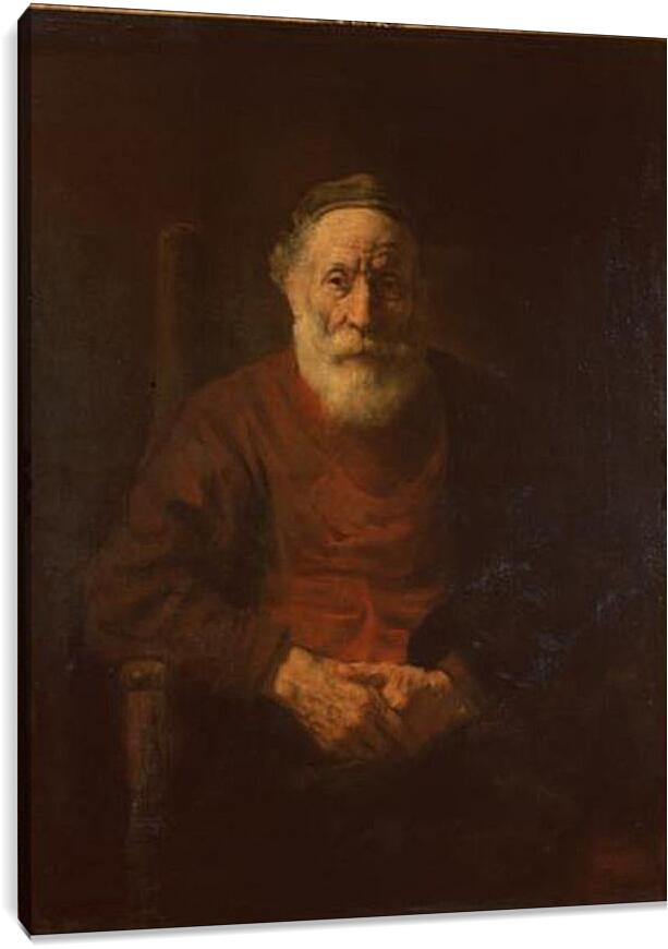 Постер и плакат - Portrait of an Old Man in Red. Рембрандт