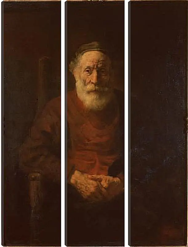 Модульная картина - Portrait of an Old Man in Red. Рембрандт