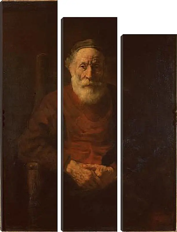 Модульная картина - Portrait of an Old Man in Red. Рембрандт