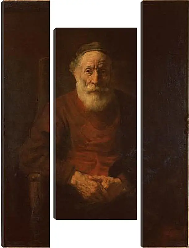 Модульная картина - Portrait of an Old Man in Red. Рембрандт