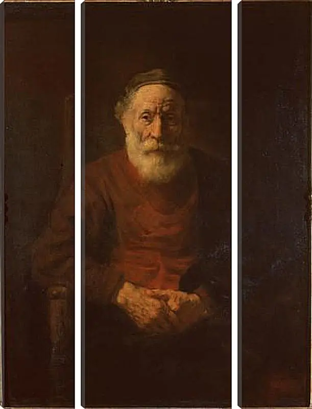 Модульная картина - Portrait of an Old Man in Red. Рембрандт