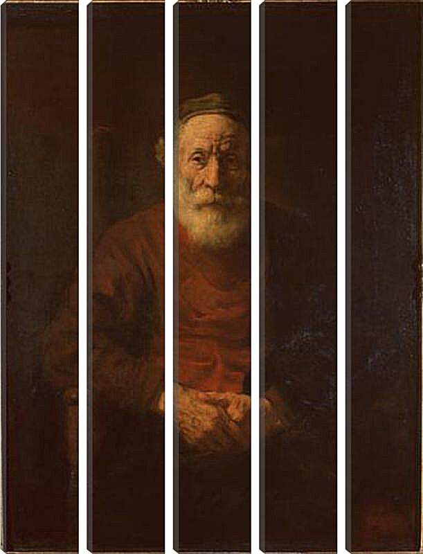 Модульная картина - Portrait of an Old Man in Red. Рембрандт