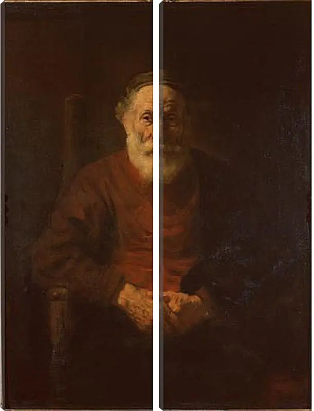 Модульная картина - Portrait of an Old Man in Red. Рембрандт