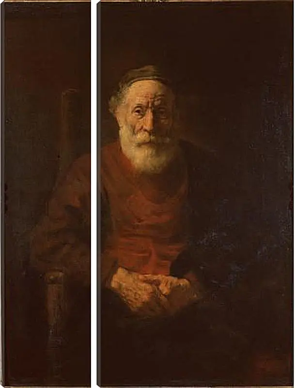 Модульная картина - Portrait of an Old Man in Red. Рембрандт