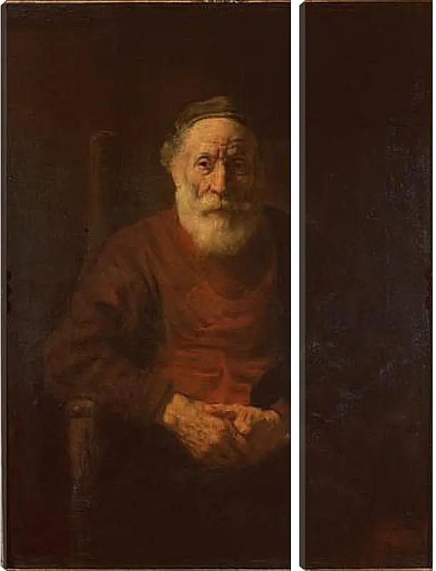 Модульная картина - Portrait of an Old Man in Red. Рембрандт