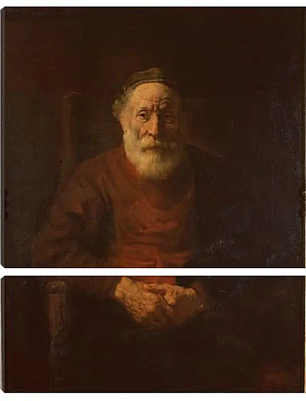 Модульная картина - Portrait of an Old Man in Red. Рембрандт