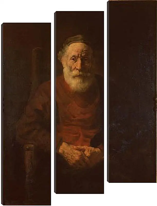 Модульная картина - Portrait of an Old Man in Red. Рембрандт