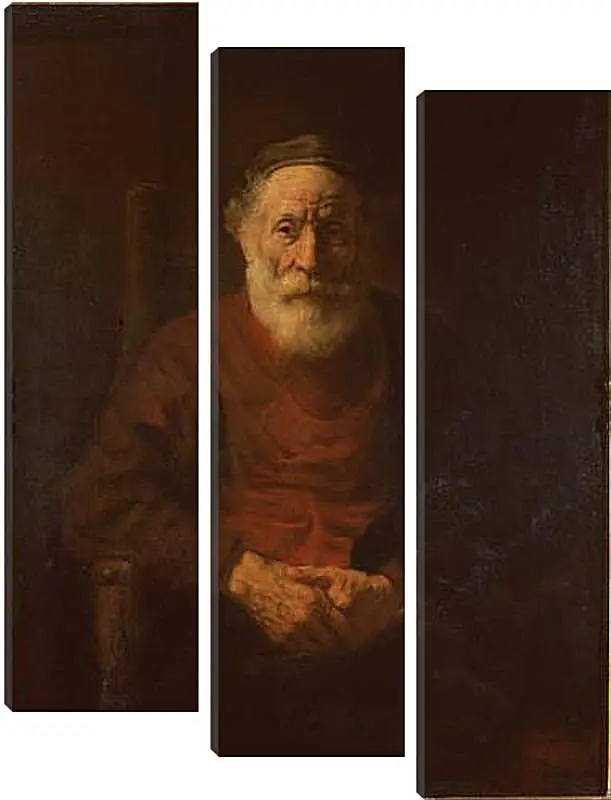 Модульная картина - Portrait of an Old Man in Red. Рембрандт