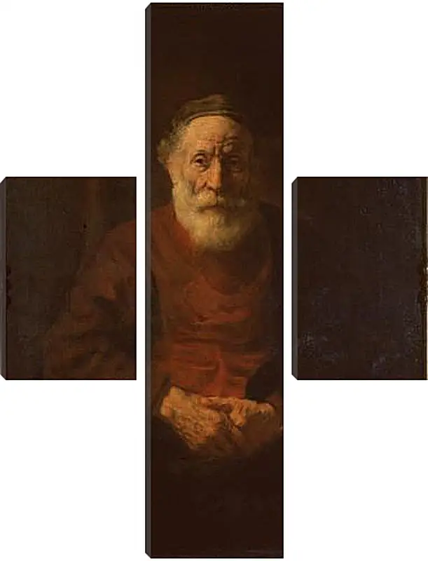 Модульная картина - Portrait of an Old Man in Red. Рембрандт