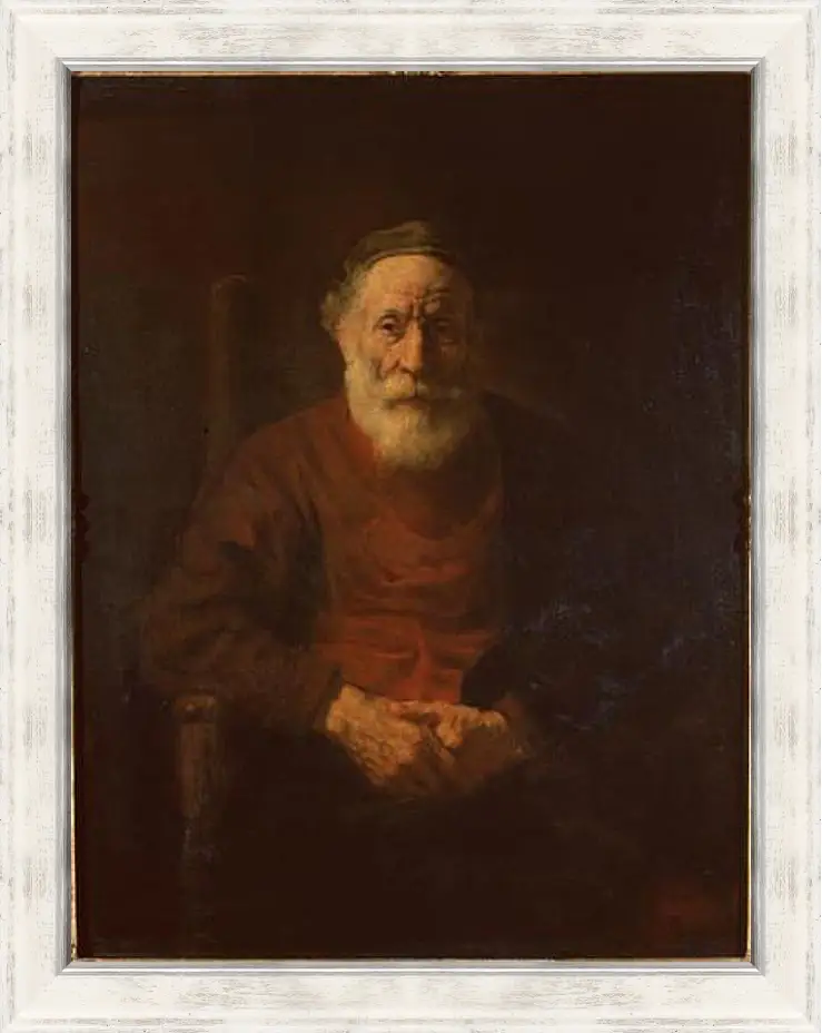 Картина в раме - Portrait of an Old Man in Red. Рембрандт