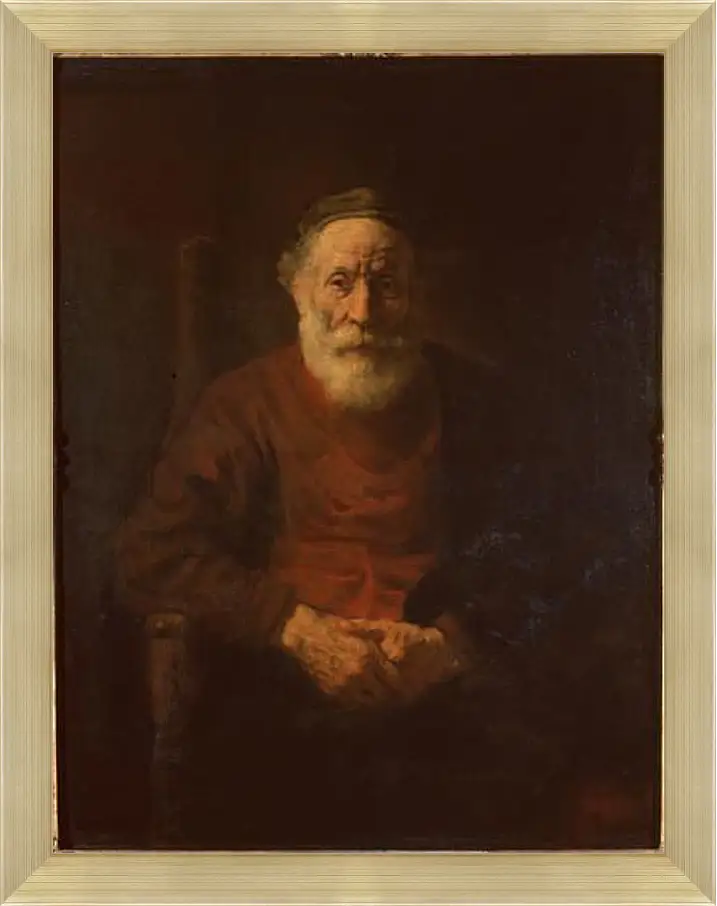 Картина в раме - Portrait of an Old Man in Red. Рембрандт