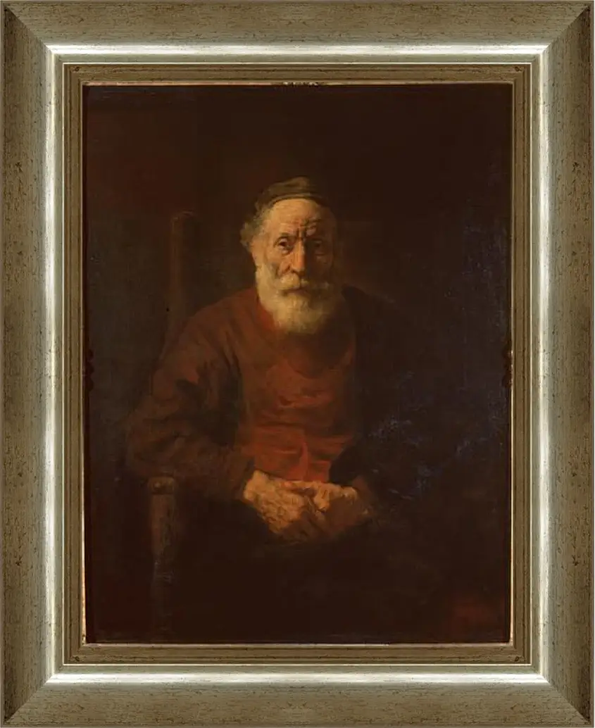 Картина в раме - Portrait of an Old Man in Red. Рембрандт