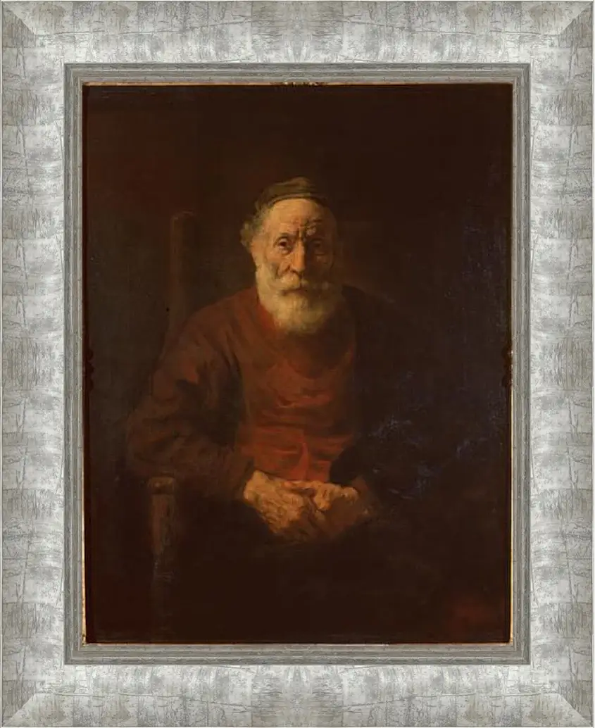 Картина в раме - Portrait of an Old Man in Red. Рембрандт