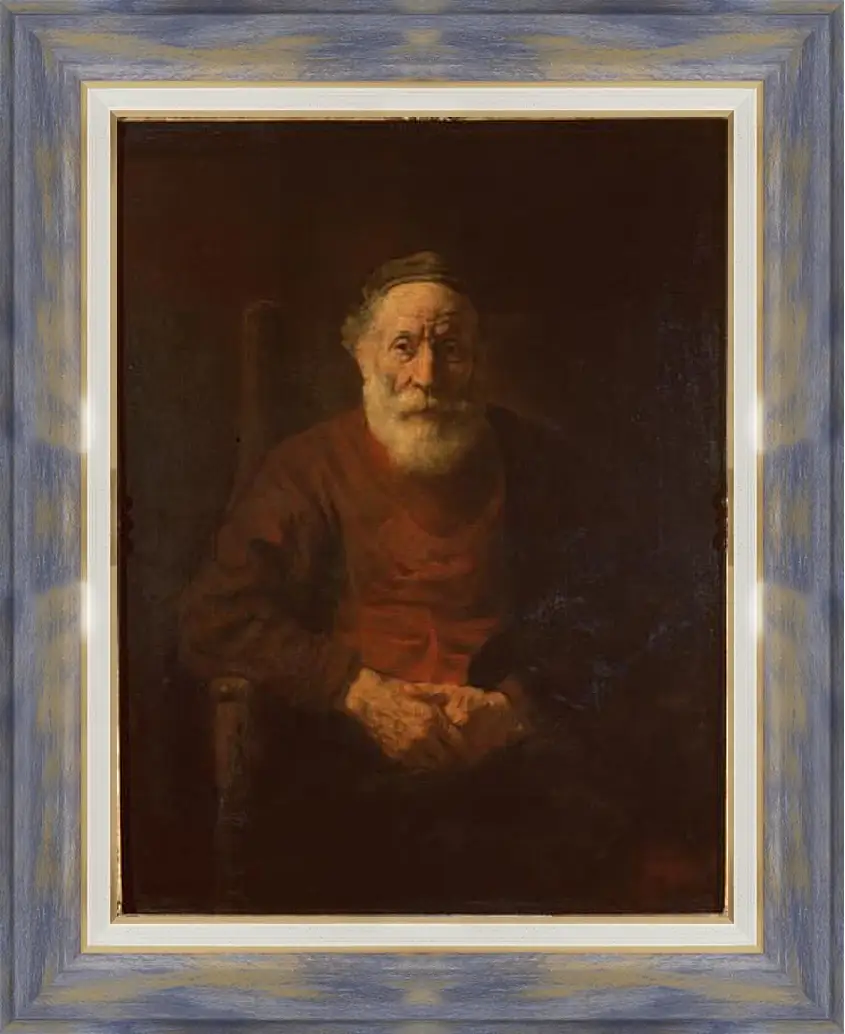 Картина в раме - Portrait of an Old Man in Red. Рембрандт