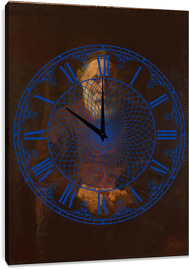 Часы картина - Portrait of an Old Man in Red. Рембрандт