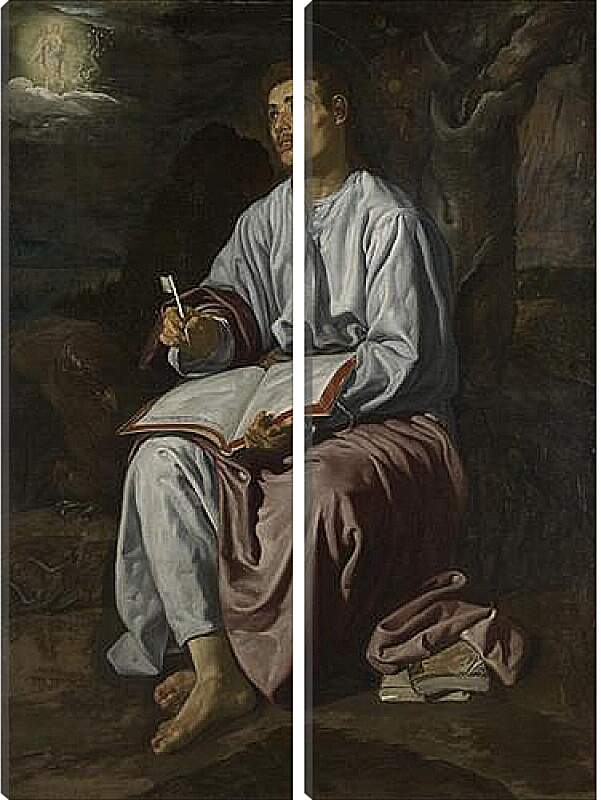 Модульная картина - Saint John the Evangelist on the Island of patmos. Диего Веласкес
