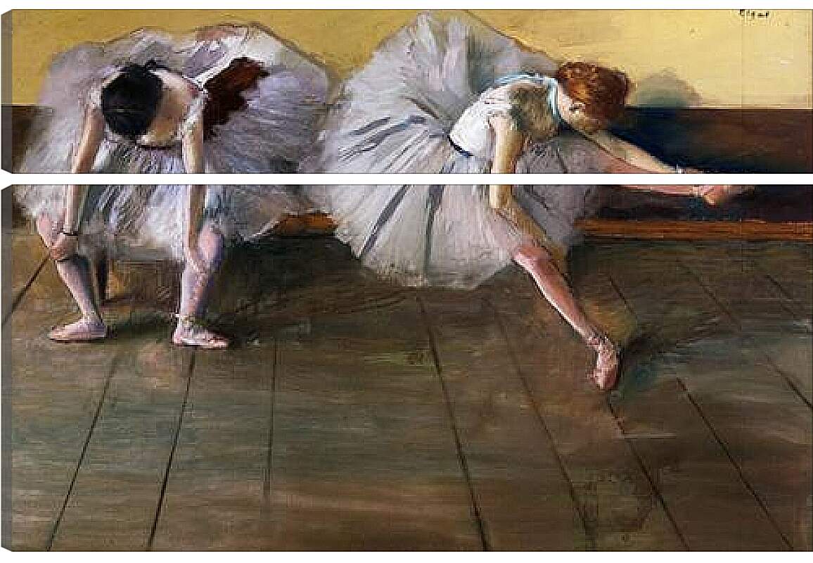 Модульная картина - Отдыхающие балерины. Эдгар Дега