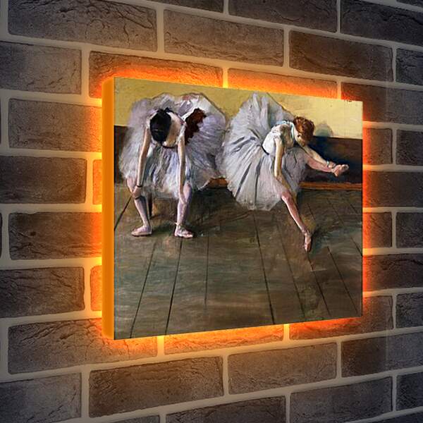 Лайтбокс световая панель - Отдыхающие балерины. Эдгар Дега