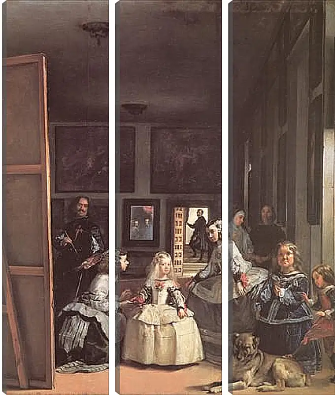 Модульная картина - Las Meninas. Диего Веласкес