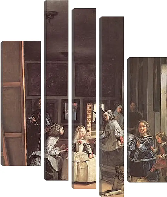 Модульная картина - Las Meninas. Диего Веласкес