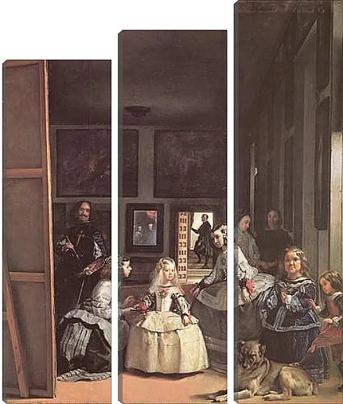 Модульная картина - Las Meninas. Диего Веласкес