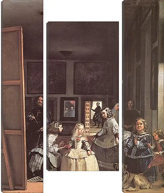 Модульная картина - Las Meninas. Диего Веласкес