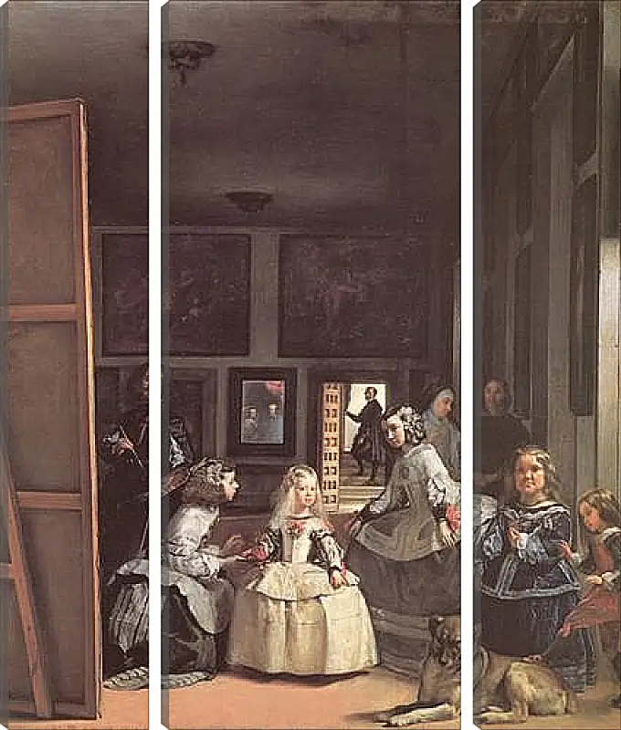 Модульная картина - Las Meninas. Диего Веласкес