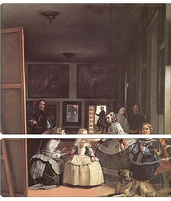 Модульная картина - Las Meninas. Диего Веласкес