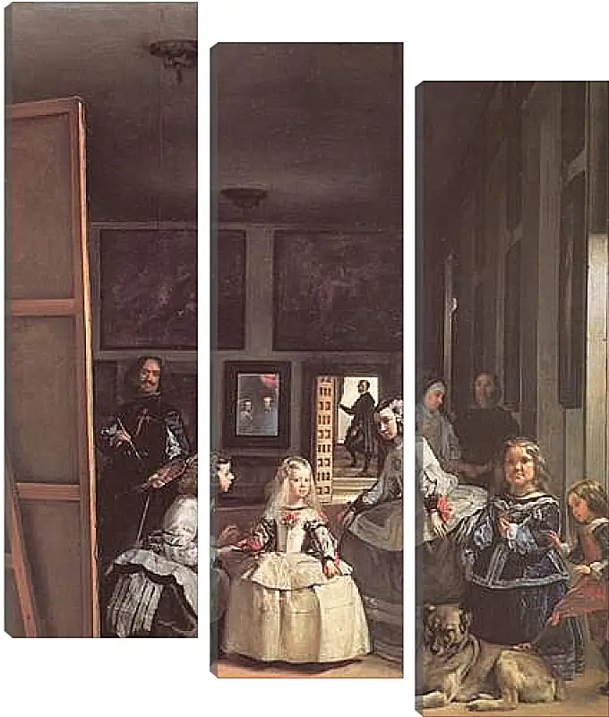 Модульная картина - Las Meninas. Диего Веласкес