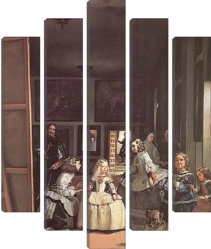 Модульная картина - Las Meninas. Диего Веласкес