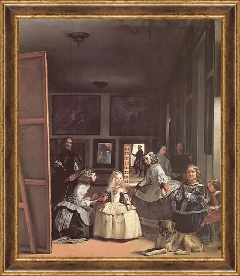 Картина в раме - Las Meninas. Диего Веласкес