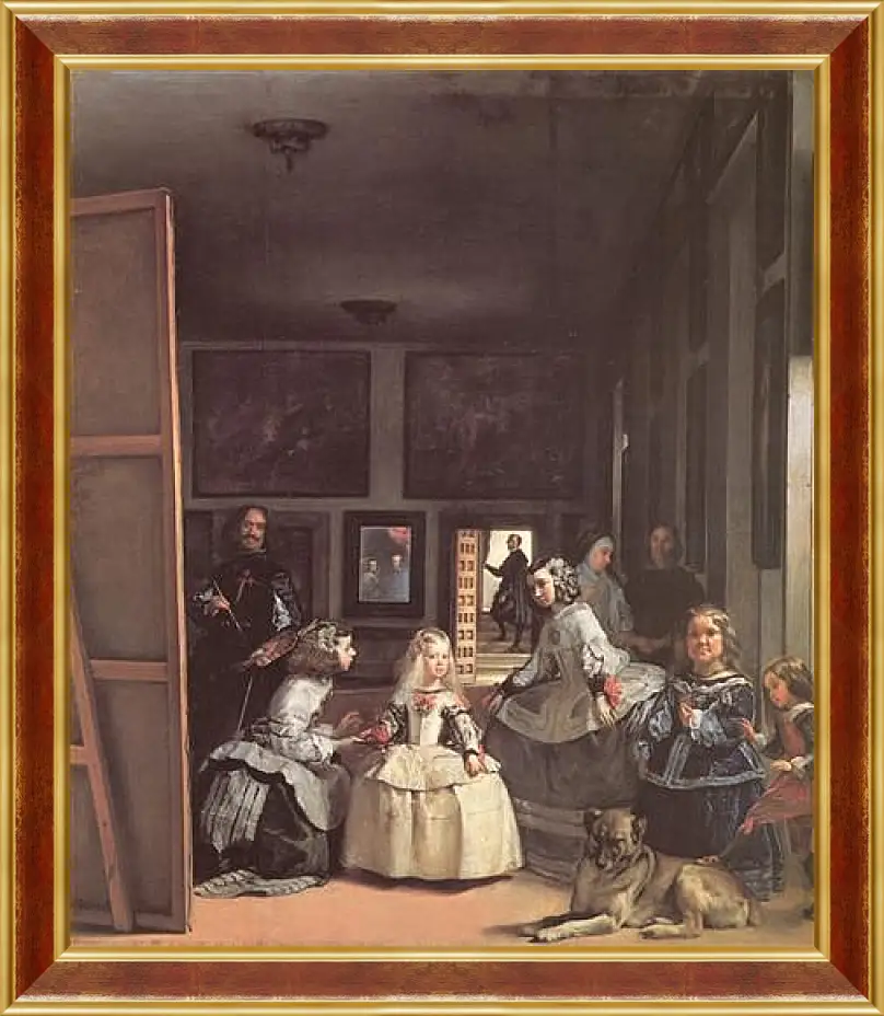 Картина в раме - Las Meninas. Диего Веласкес