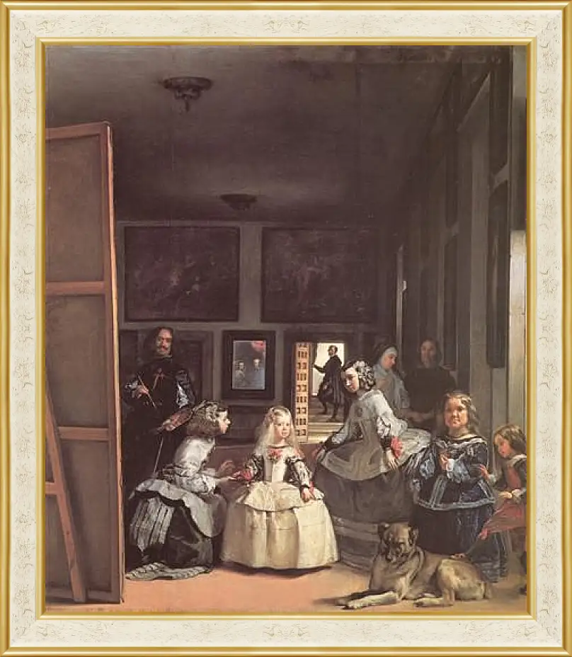 Картина в раме - Las Meninas. Диего Веласкес