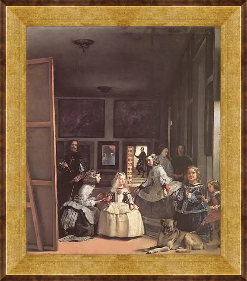 Картина в раме - Las Meninas. Диего Веласкес