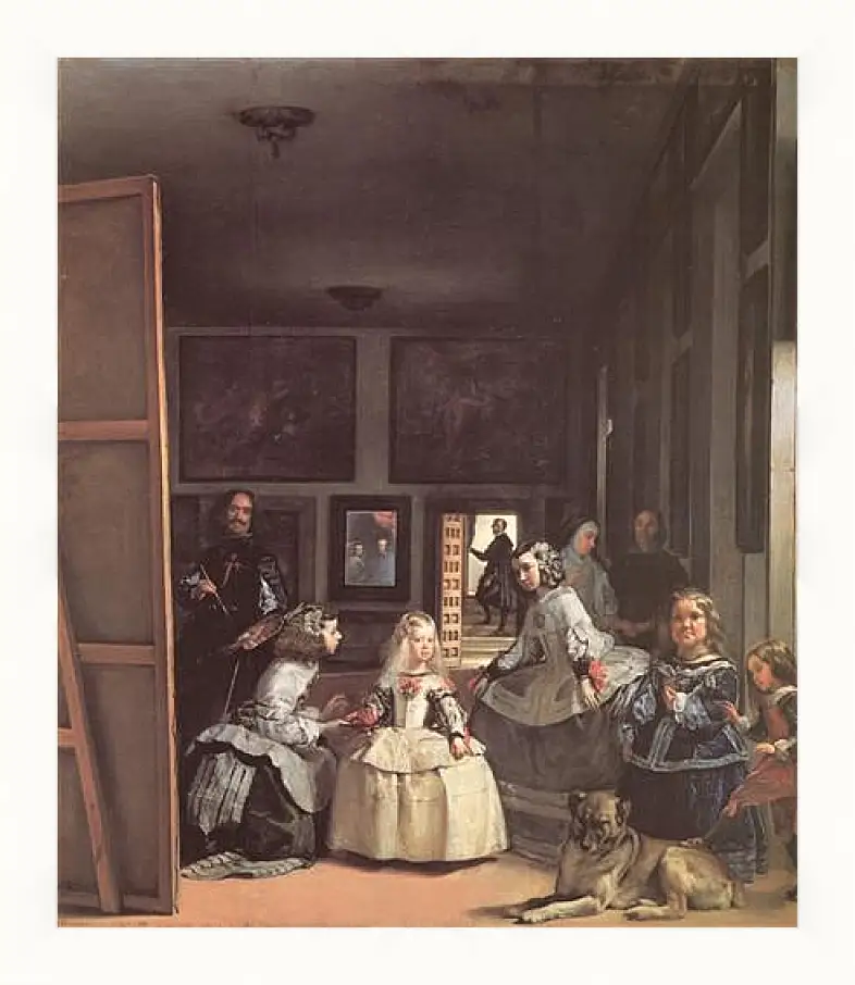 Картина в раме - Las Meninas. Диего Веласкес