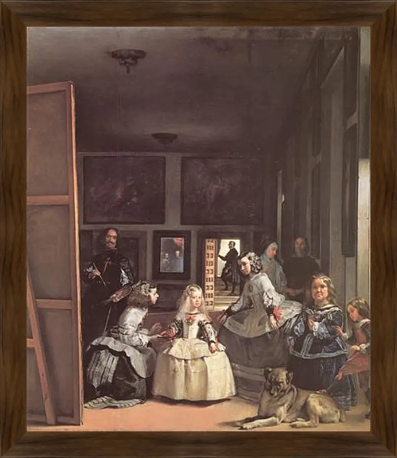 Картина в раме - Las Meninas. Диего Веласкес