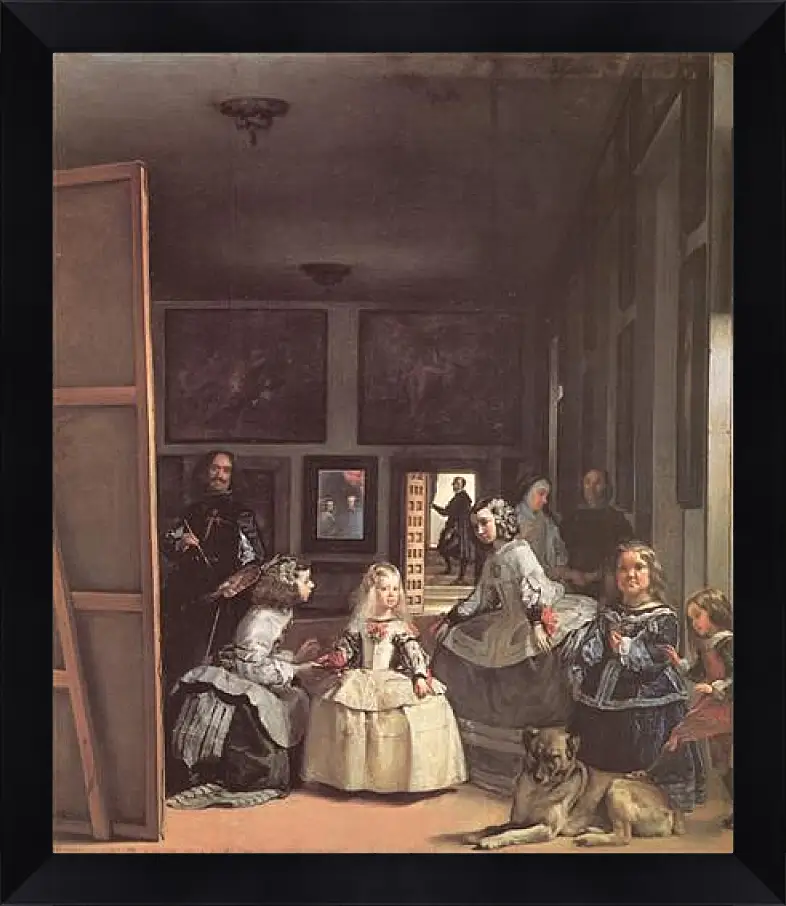 Картина в раме - Las Meninas. Диего Веласкес