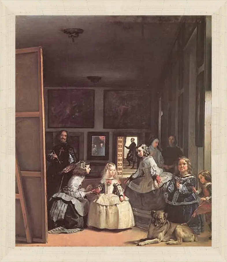 Картина в раме - Las Meninas. Диего Веласкес