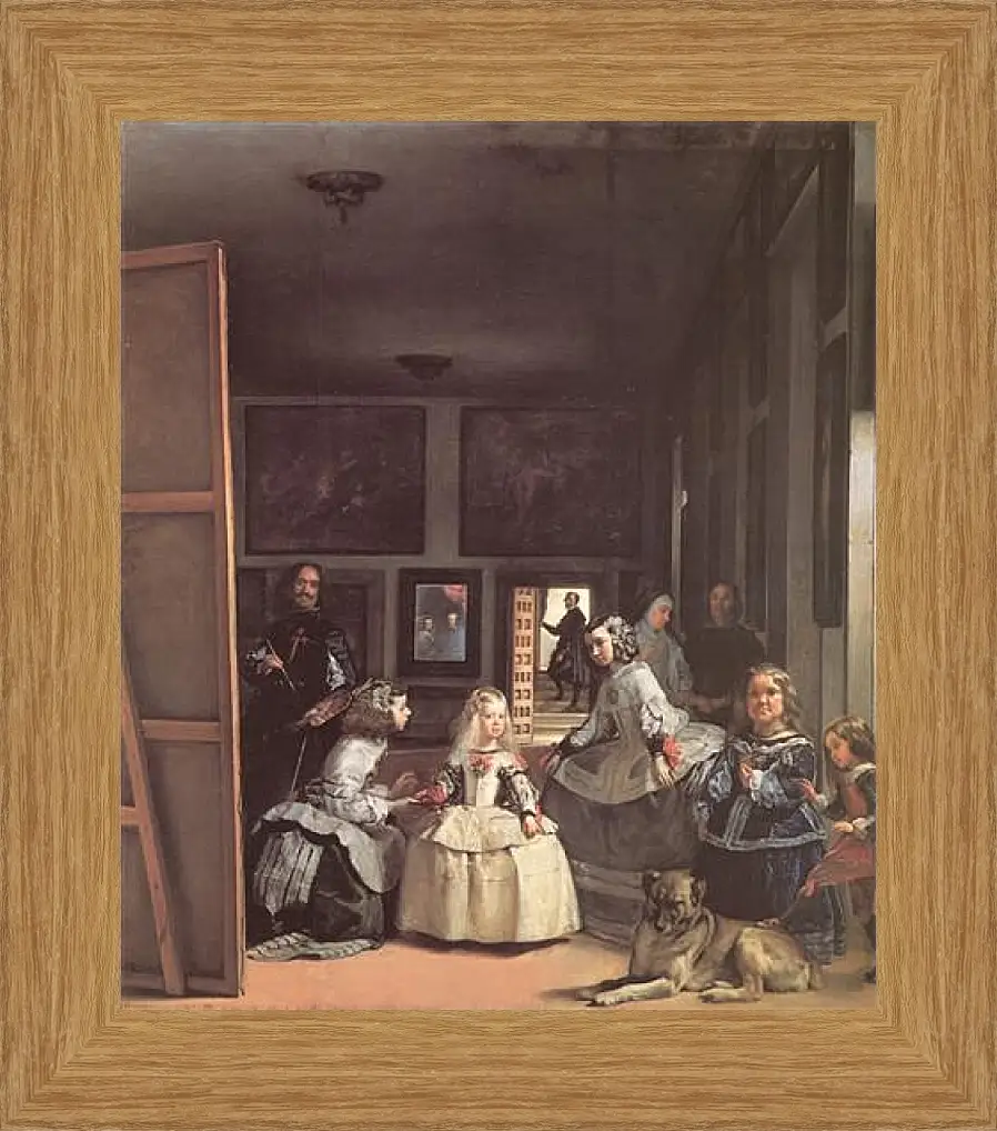 Картина в раме - Las Meninas. Диего Веласкес