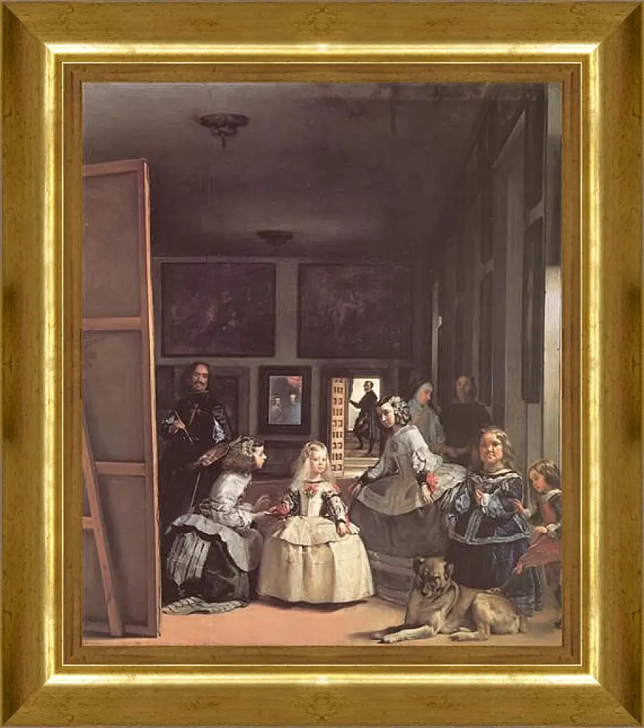 Картина в раме - Las Meninas. Диего Веласкес