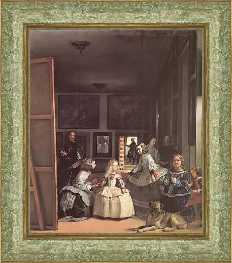 Картина в раме - Las Meninas. Диего Веласкес
