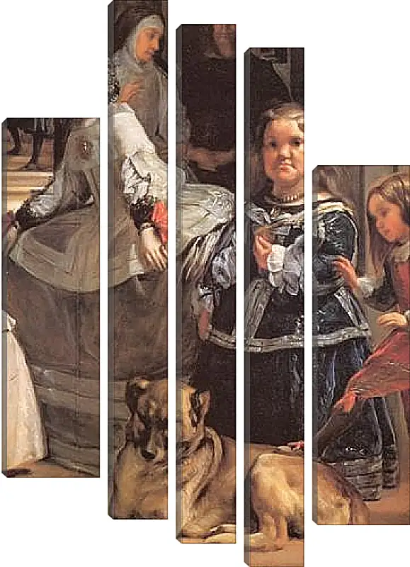 Модульная картина - Las Meninas (Detail) Диего Веласкес