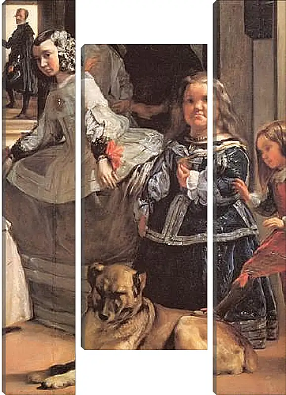 Модульная картина - Las Meninas (Detail) Диего Веласкес