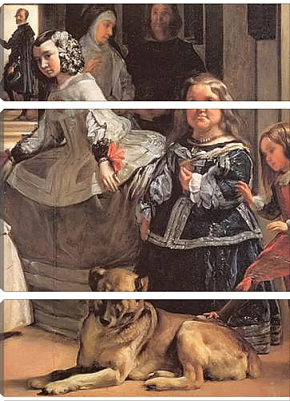 Модульная картина - Las Meninas (Detail) Диего Веласкес