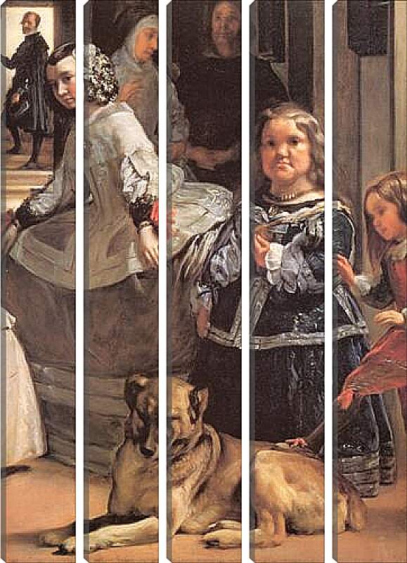 Модульная картина - Las Meninas (Detail) Диего Веласкес