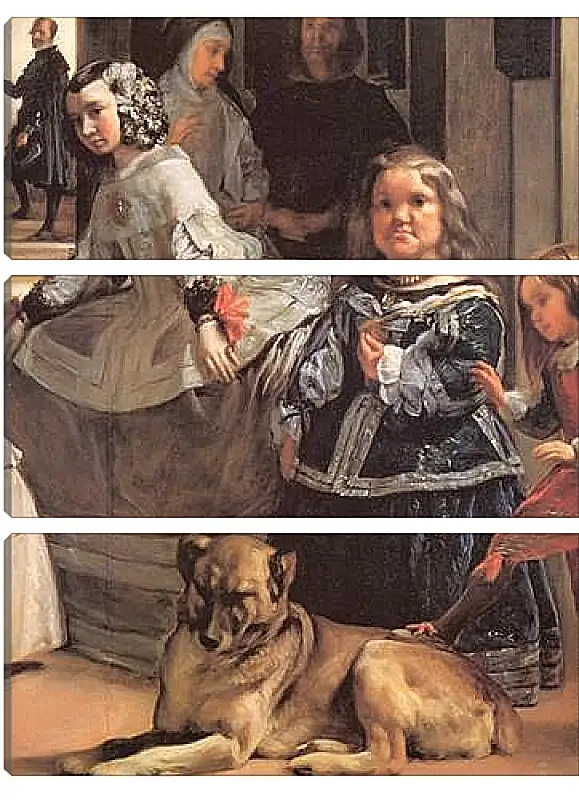 Модульная картина - Las Meninas (Detail) Диего Веласкес